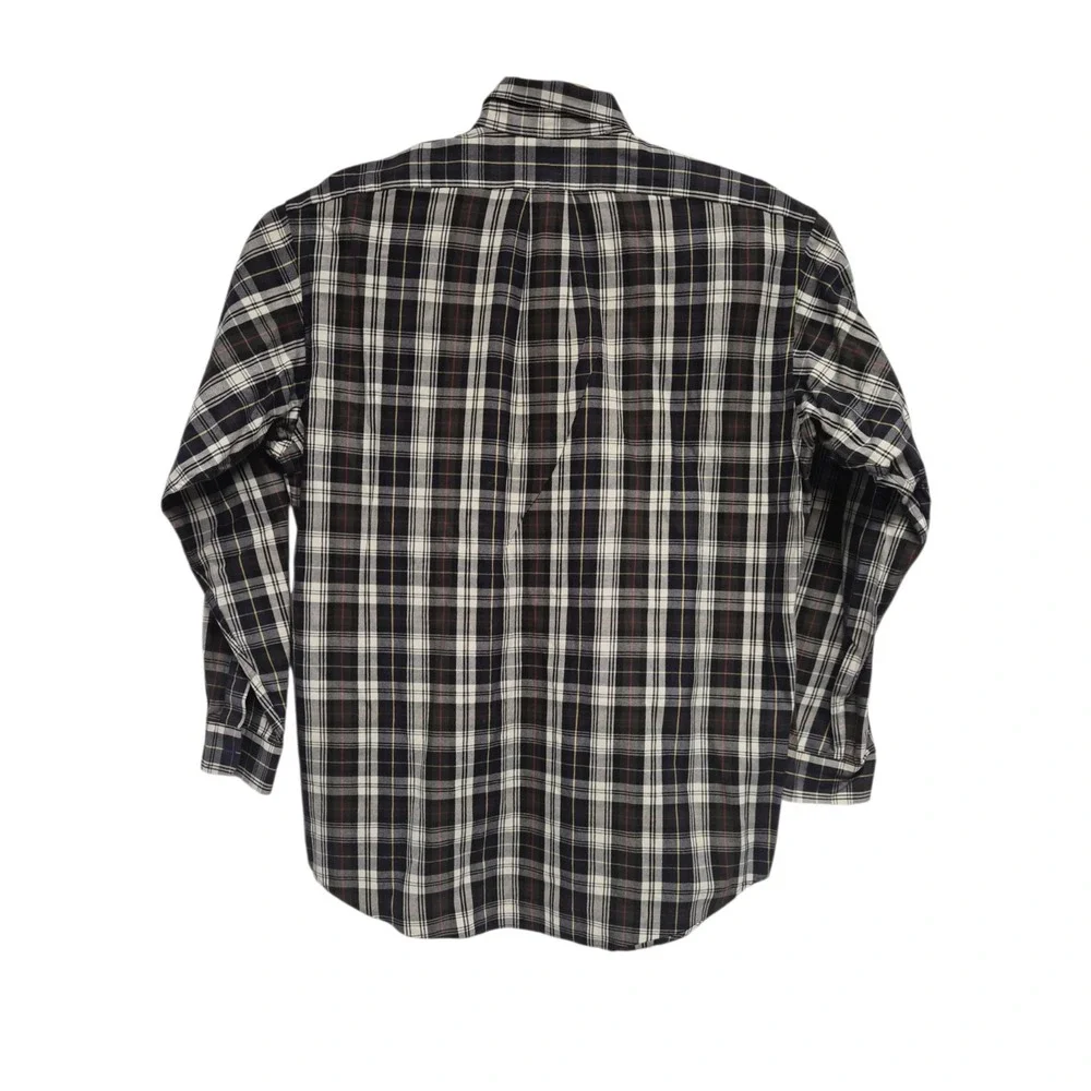 Ralph Lauren‎ Golf Tilden Mens Plaid Button Front Long Sleeve Oxford Shirt Large